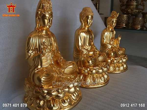 Tượng Phật không chỉ được thờ tại gia mà nó còn được thờ nhiều tại chùa lớn Việt nam, bởi thờ Phật là một trong những tín ngưỡng thờ cúng lâu đời của người dân Việt